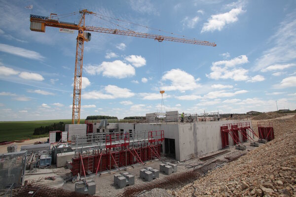 Construction de l'écothèque en 2012